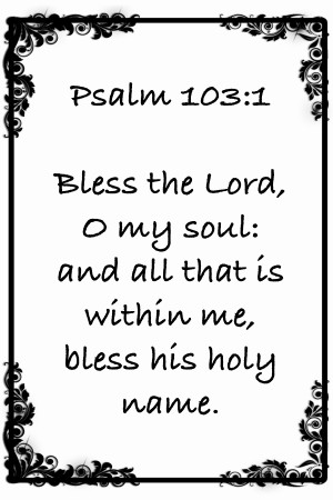 Psalm 103 1 8WB